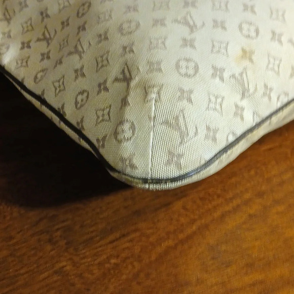 AUTHENTIC LOUIS VUITTON MONOGRAM CANVAS LEATHER BROWN AND TAN BAG - Picture 8 of 16
